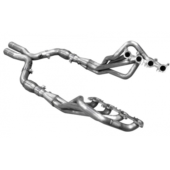 ARH Header 1.3/4'' with cats bottle-neck eliminator 3'' Mustang 2015 5L